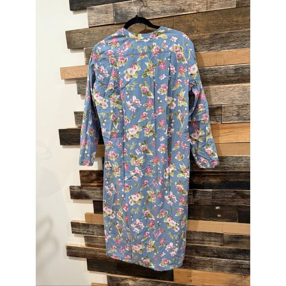 Ella Simone Cotton Robe pockets size medium - Picture 2 of 8